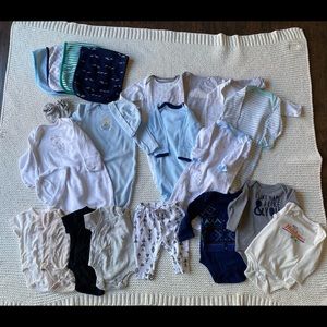 GUC and New Items for 0-3 Month Size Boy Bundle